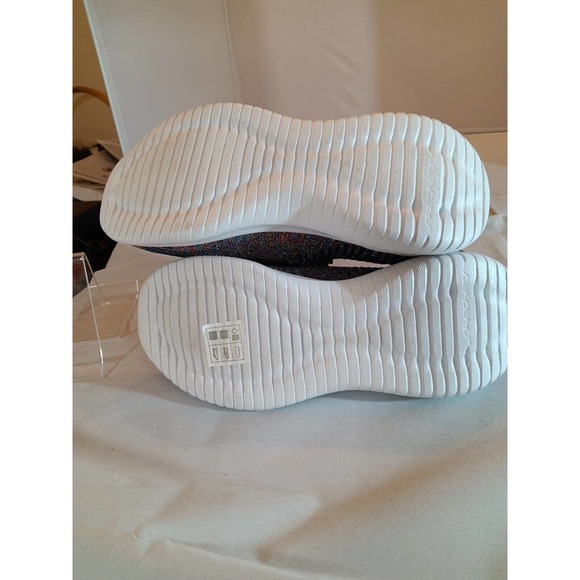 SKECHERS KID Sz 1.5 'Sport-UltraFlex Glitz Blitz' BIG GIRL'S Shimmery Sneaker. - Picture 10 of 11